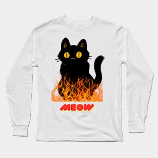 FIRE CAT Long Sleeve T-Shirt